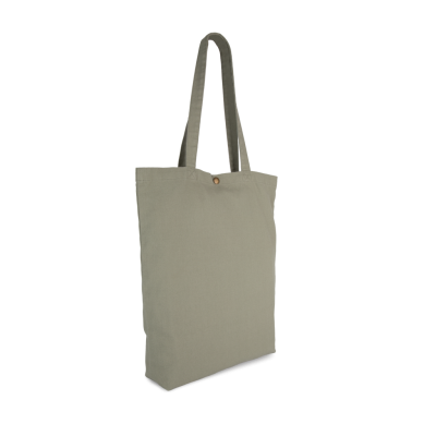Washed cotton tote bag